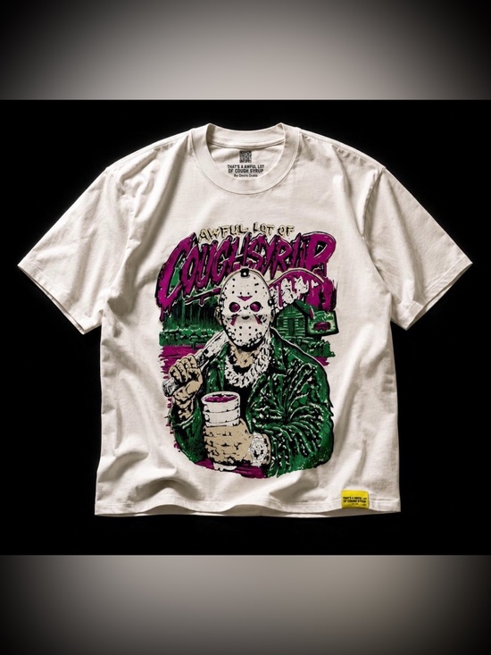 That's A Awful Lot Of Cough Syrup Other - That's A Awful Lot Of Cough Syrup ‘Jason Voorhees’ Tee - Size XL - NWT